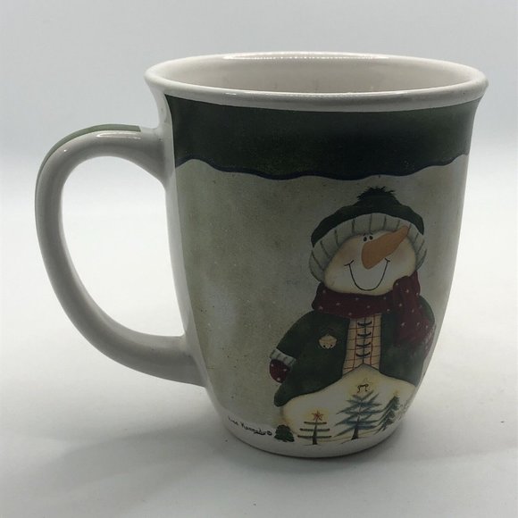 Lisa Kennedy mug snowman cup coffee tes cocoa - Picture 3 of 8